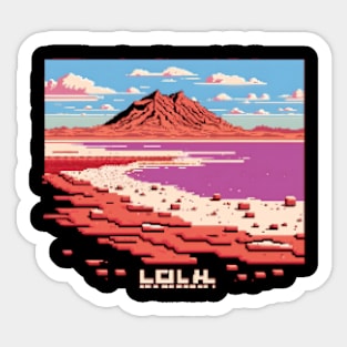 Laguna Colorada Pixel Art Sticker